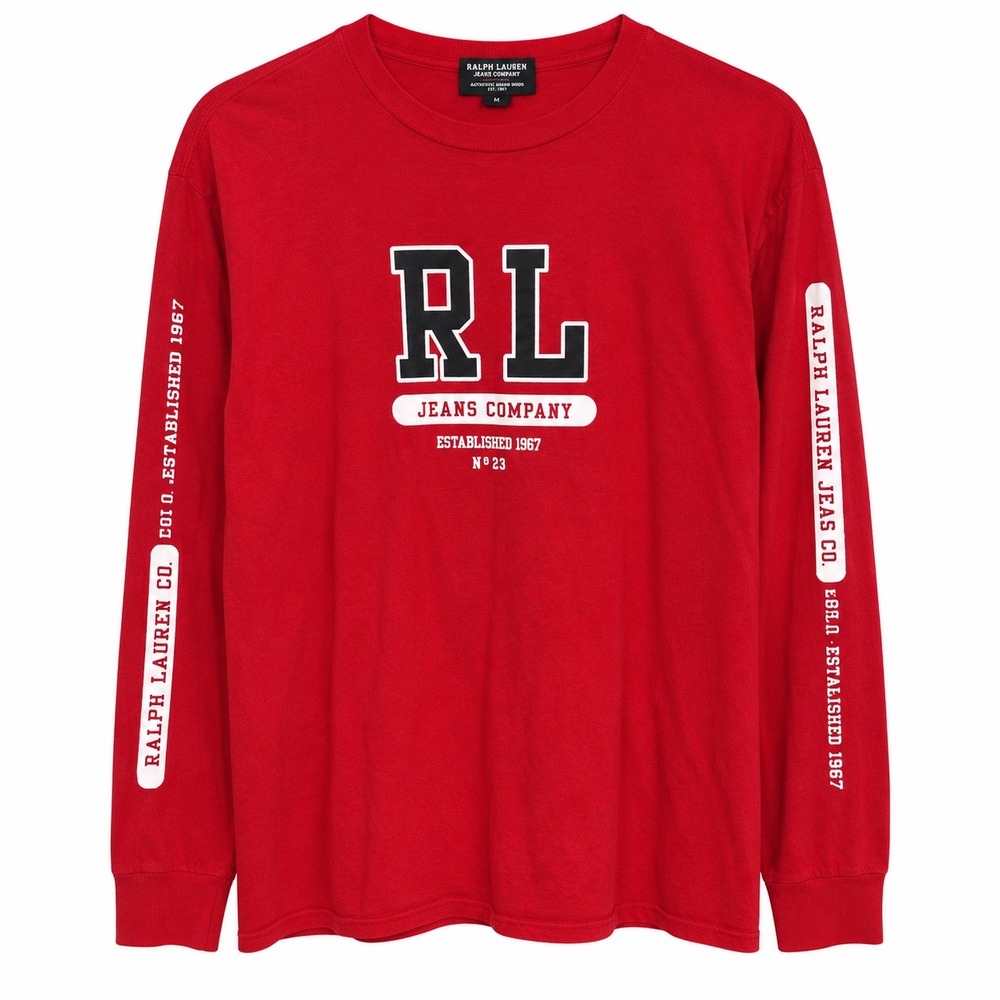 Polo Jeans Co Ralph Lauren RL-67 Long Sleeve T-Shirt Men's Size Large